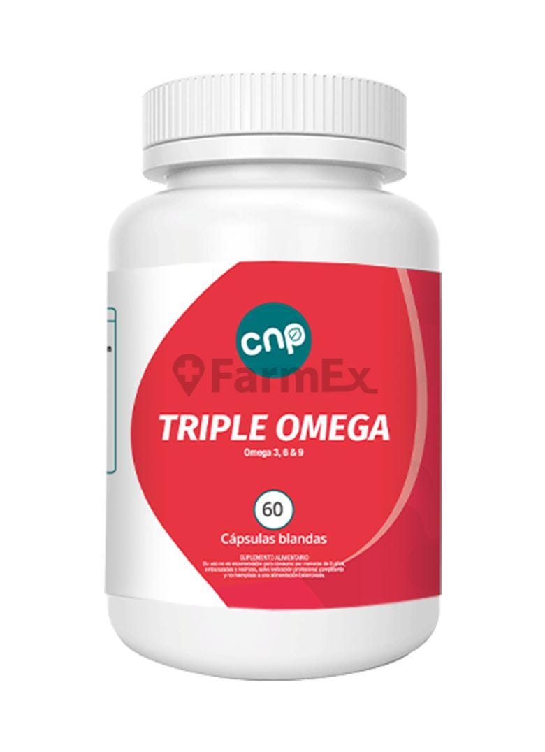 Triple omega 3, 6 & 9 x 60 cápsulas Farmex-MiaHealth-Persistente